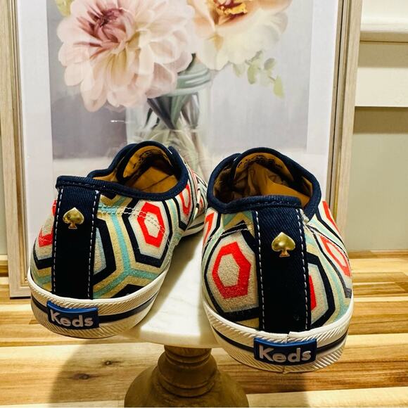 Keds x Kate Spade New York - Champion Laceless Geometric Slip ons, size 9, EUC - Picture 11 of 13